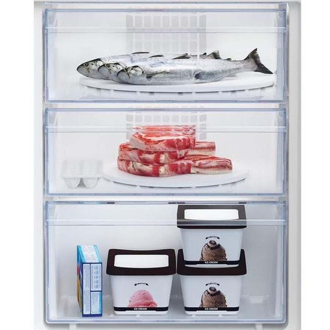 Beko Integrated 70/30 Fridge Freezer - Sliding Hinge | BCSM473 Beko Fridge Freezer Lallys Electrical Ireland