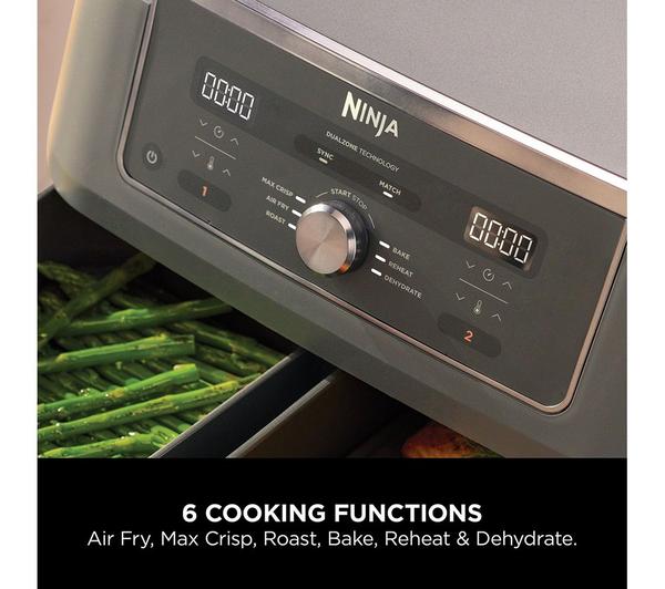Ninja MAX 6‑in‑1 Dual Zone Air Fryer 9.5 L | DZ400UK