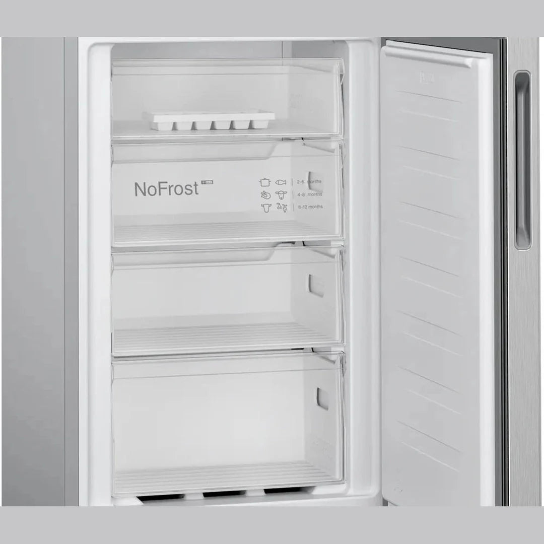 Bosch Series 2 Total No Frost Free-standing fridge-freezer Stainless Steel | KGN27NLEAG Bosch Fridge Freezer Lallys Electrical Ireland