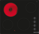 Bosch PKE611CA3E 59.2 cm 4-Zone Ceramic Hob — Black