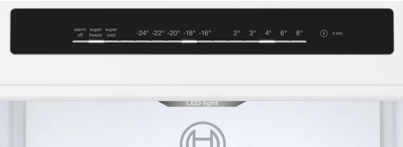 Bosch KGN362LDFG Series 4 Freestanding 60 cm Fridge-Freezer (218 L/103 L No Frost)