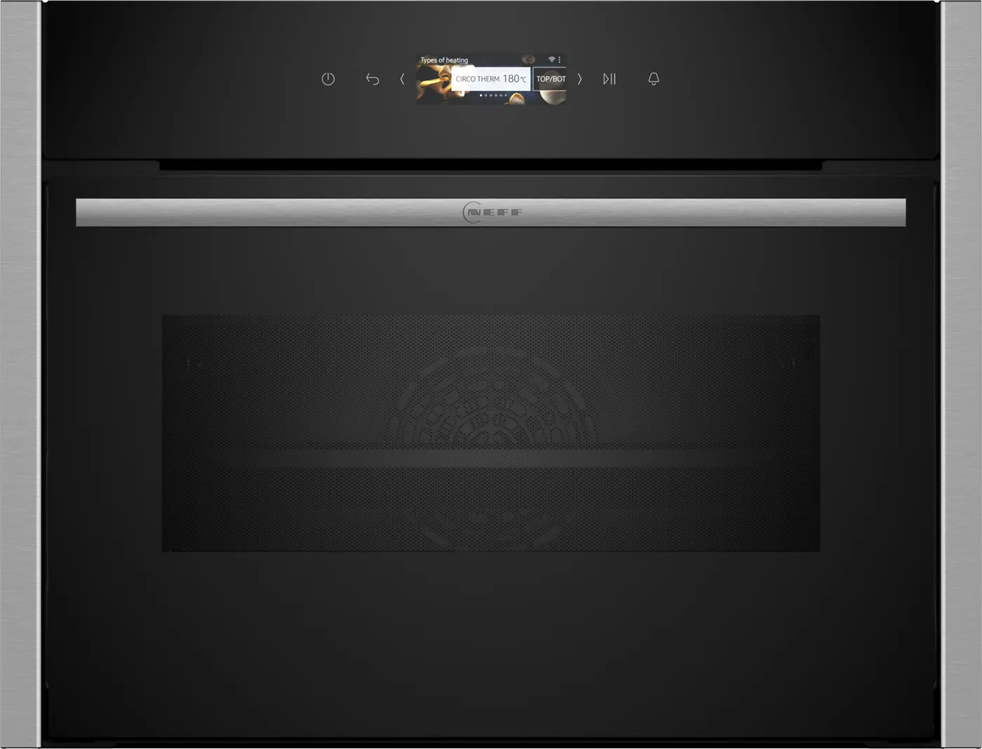 NEFF C24MR21N0B N 70 Built-in Compact Oven with Microwave Function (45 L, Stainless Steel)