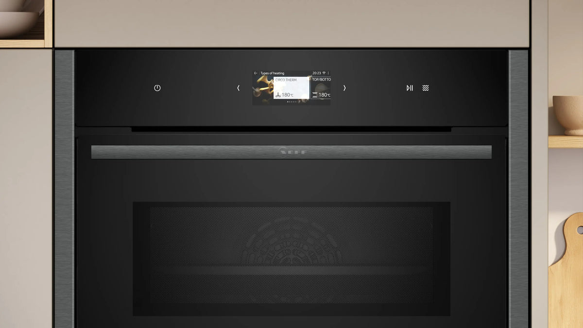 NEFF N90 Built-in Compact Oven with Microwave - Graphite-Grey - C24MS31G0B | Lally's Electrical Dundalk - image 2