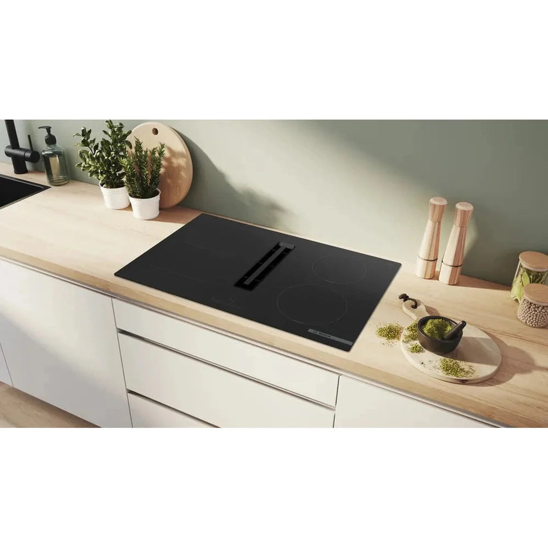 Bosch Series 4 Induction hob with integrated ventilation system 80 cm | PVS811B16E Bosch Hob Lallys Electrical Ireland