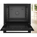 Bosch Series 4 Built-in oven with added steam function 60 x 60 cm Black | HQA534BB3B Bosch Oven Lallys Electrical Ireland