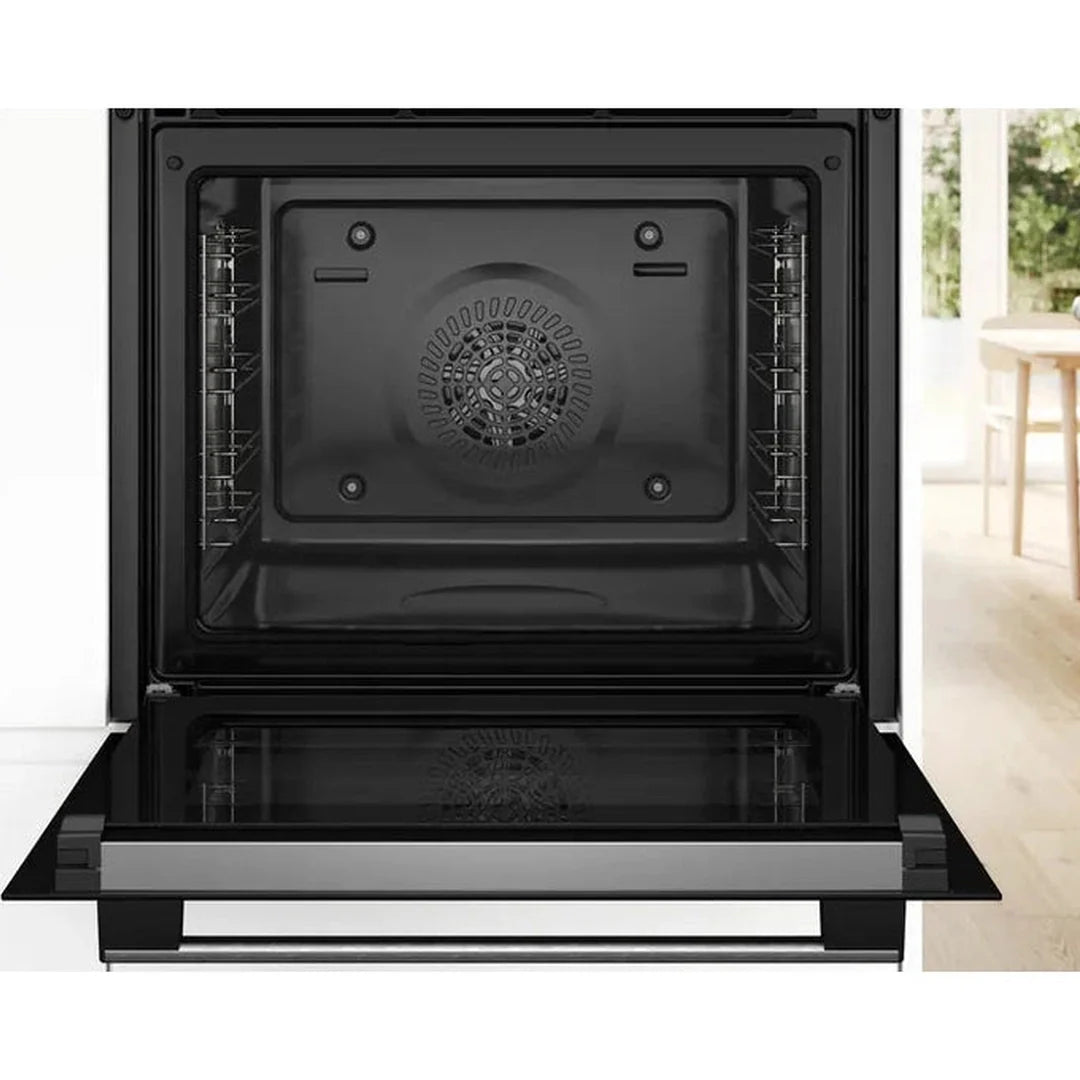 Series 4 Built-in oven with added steam function 60 x 60 cm Stainless steel | HQA574BS3B Bosch Oven Lallys Electrical Ireland