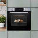 Bosch HQA534BS3B Series 4 Built-in Electric Single Oven (71 L, Stainless Steel)