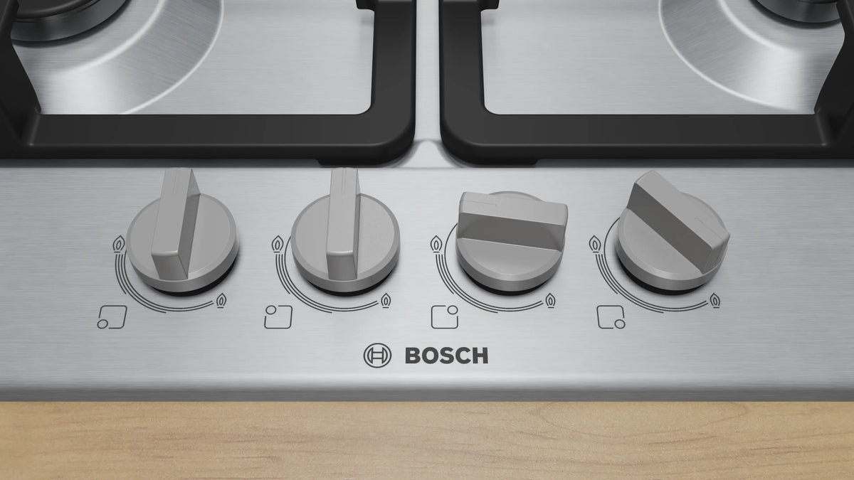 Bosch Series 4 PGP6B5K90 60cm Gas Hob Stainless Steel view 4