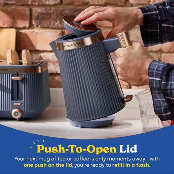 Russell Hobbs Bronte Kettle 1.7 Litre - Soft Navy - 26752 | Lally's Electrical Dundalk - image 5