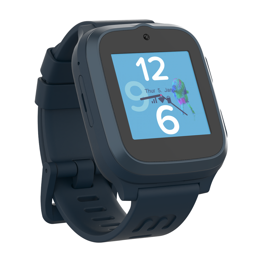 myFirst Fone S3 - 4G Kids Smart Watch with 1.4" Round AMOLED & GPS - Space Blue | 256-KW1401SE-SB01
