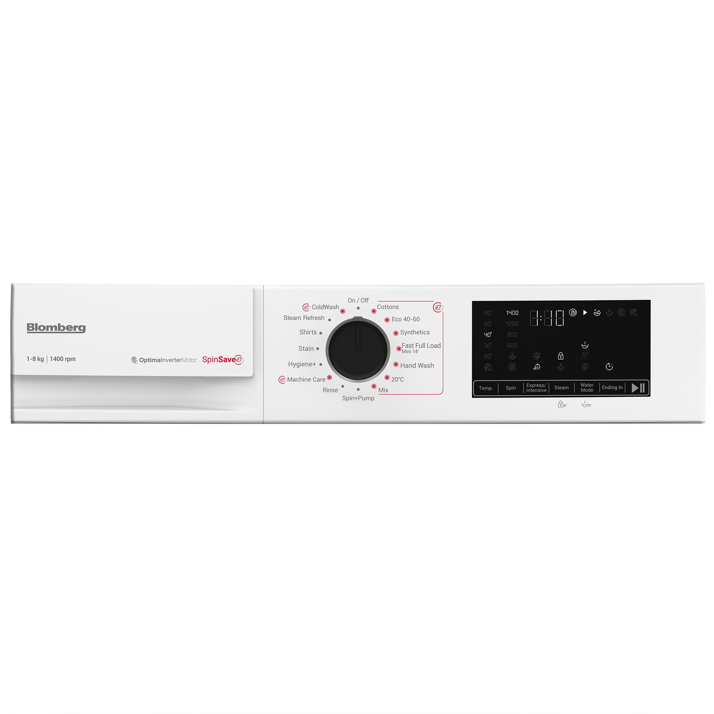 Blomberg 8kg 1400rpm Washing Machine with SpinSave White | LWA18461W