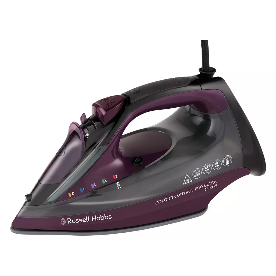Russell Hobbs Colour Control Pro Ultra Steam Iron - 27281 | Lally's Electrical Dundalk