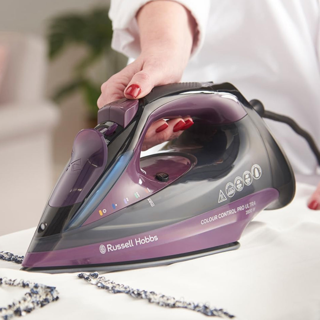 Russell Hobbs Colour Control Pro Ultra Steam Iron - 27281 | Lally's Electrical Dundalk - image 5