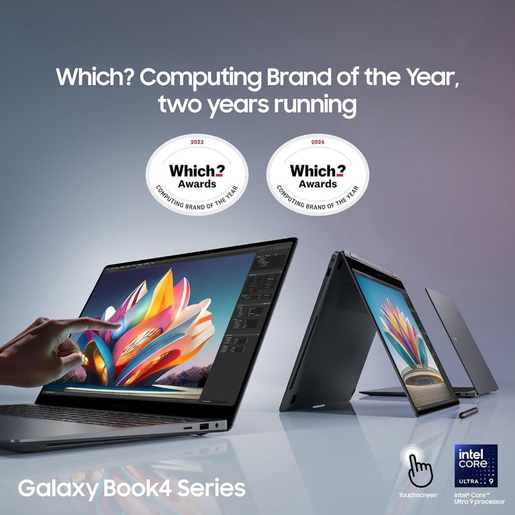 Samsung Galaxy Book4 15.6″ Laptop | Intel Core i5‑1335U, 16 GB RAM, 512 GB SSD