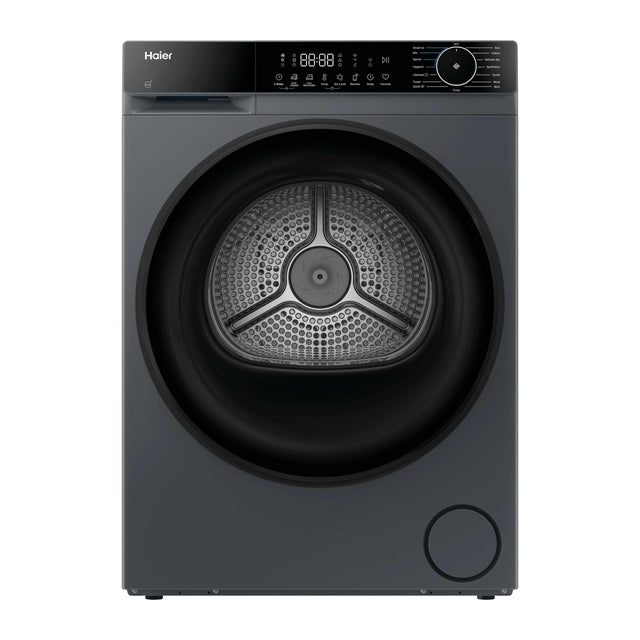 Haier X Series 5 9kg Heat Pump Tumble Dryer - Graphite - HD90-D357GU1-UK | Lally's Electrical Dundalk