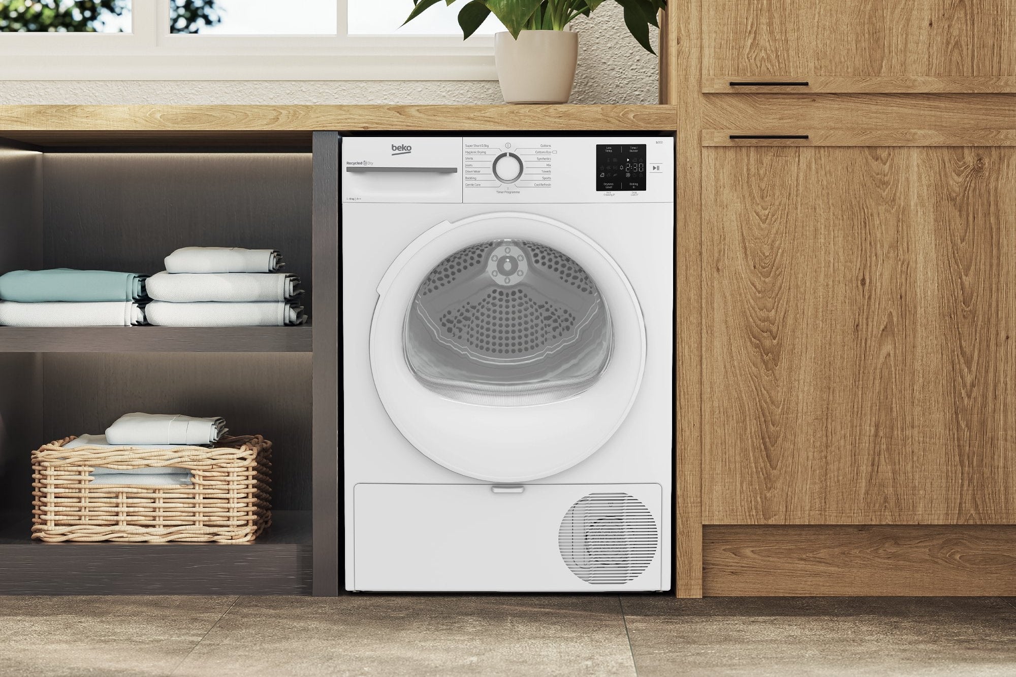 Beko 8kg Heat Pump Tumble Dryer White | BM3T3822N
