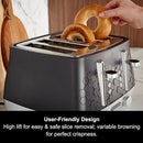 Morphy Richards 243020 Cassini 4 Slice Toaster (Moonless Night)