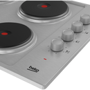 Beko 60cm Sealed Plate Hob with Side Knob Controls | HIBE64101X Beko Hob Lallys Electrical Ireland