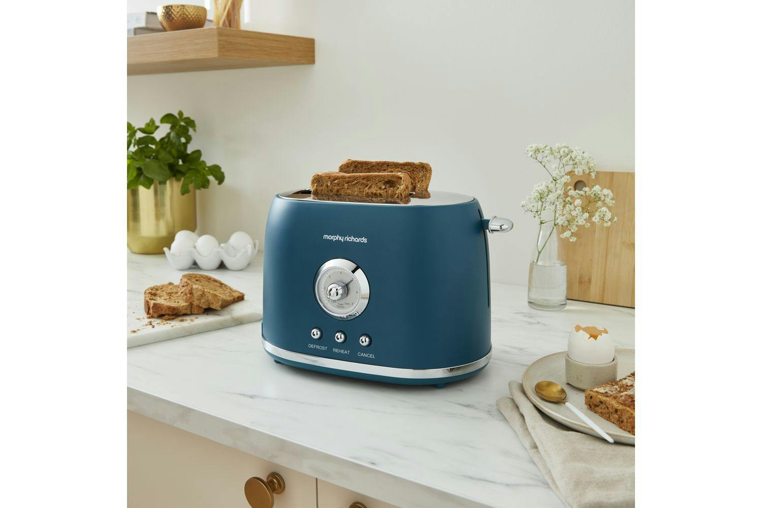 Morphy Richards 980601 2-Slice Boutique Toaster (Teal Green)