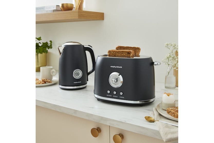 Morphy Richards 980603 2-Slice Boutique Toaster (Graphite Matt Steel)