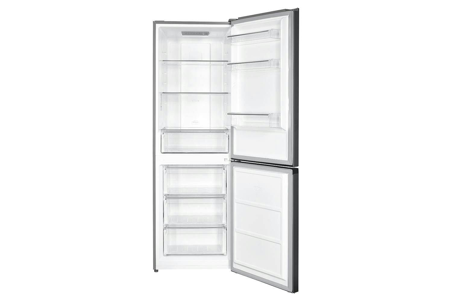 Belling BFF230BKIX 55 cm Wide Total No Frost Fridge Freezer (Black Steel)