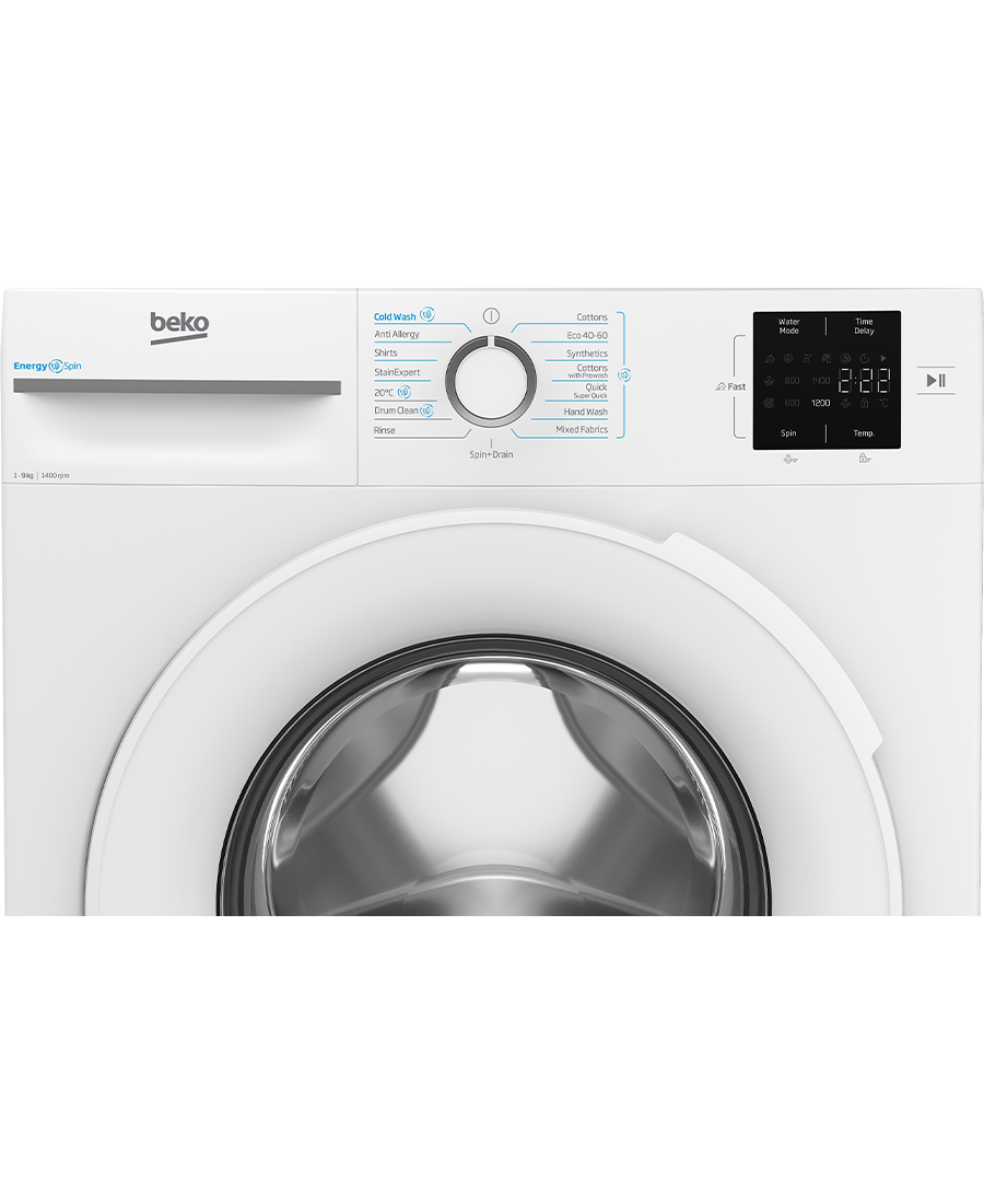 Beko EnergySpin 9kg 1400rpm Washing Machine - White - BM3WT3941W | Lally's Electrical Dundalk - image 3