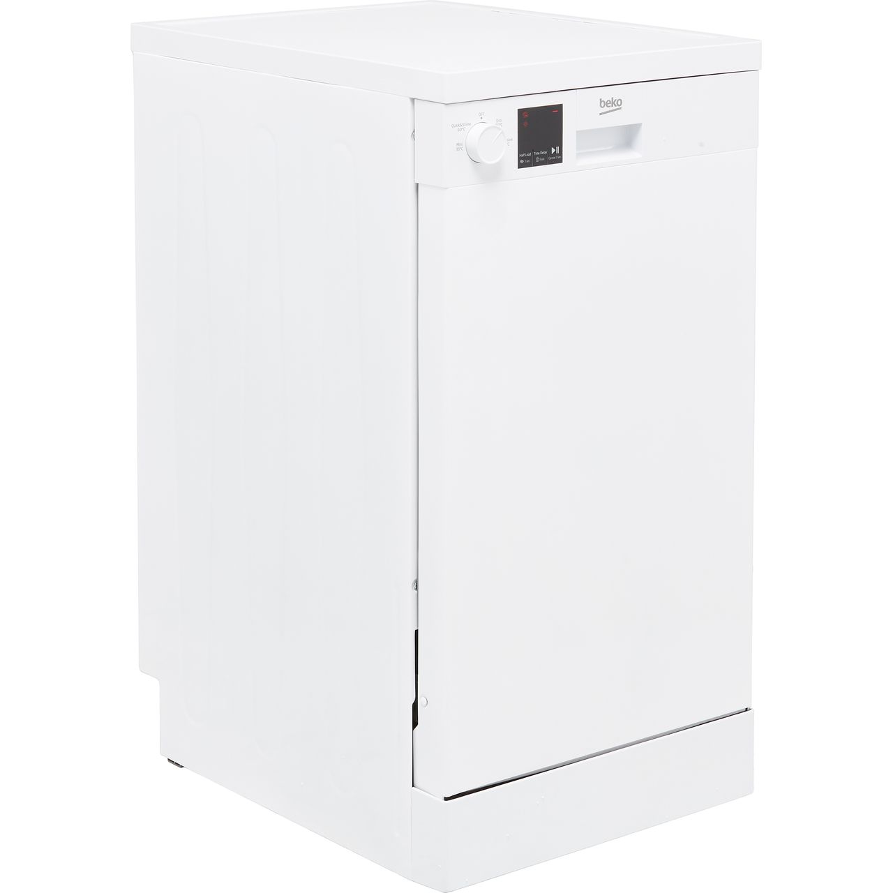 Beko DVS04X20W Slimline Dishwasher in White (10 Place Settings)