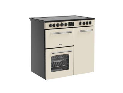 Belling Farmhouse 90cm Electric Range Cooker - Cream - 444411818 | Lally's Electrical Dundalk - image 3