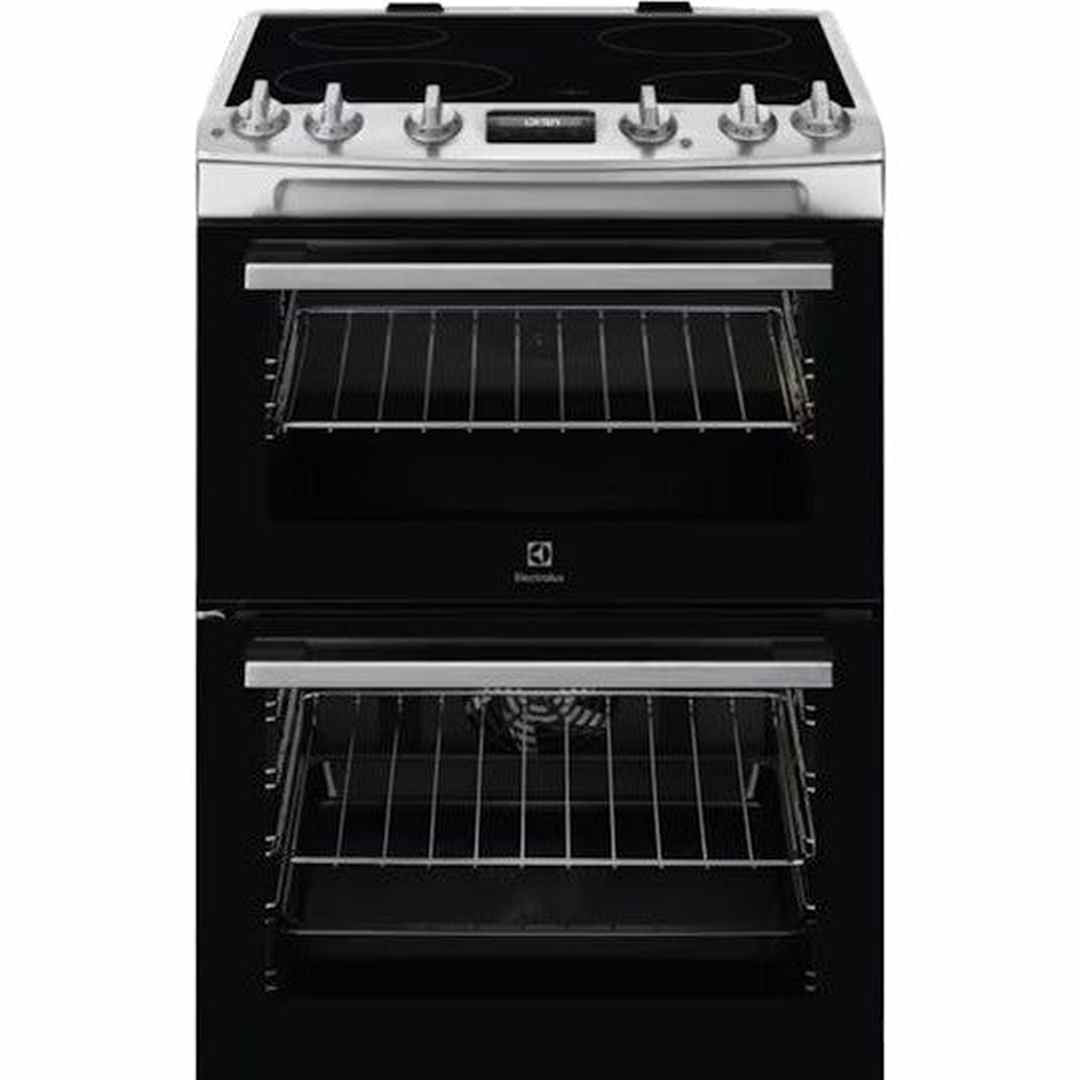 Electrolux 60cm Double Oven Electric Cooker | LKR655200X Electrolux Cooker Lallys Electrical Ireland