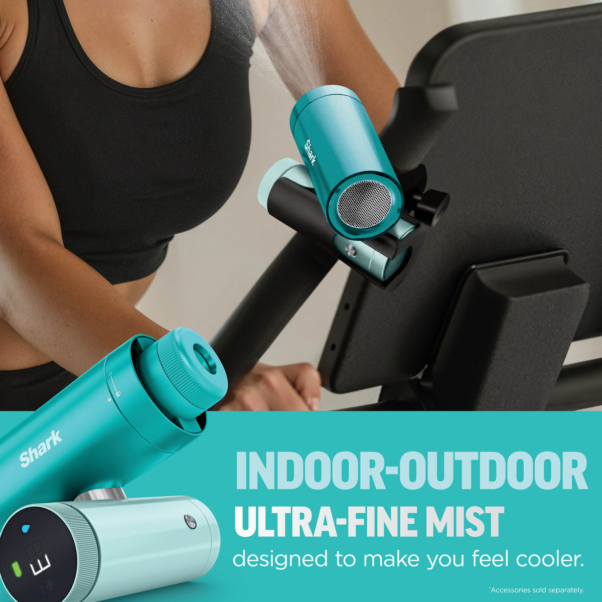 Shark ChillPill 3-in-1 Fan, Mist & InstaChill System Glacier - FA022UKBL | Lally's Electrical Dundalk - image 3