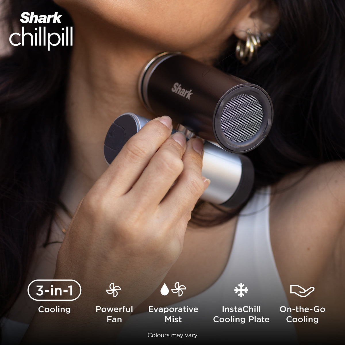 Shark ChillPill 3-in-1 Fan, Mist & InstaChill System Carbon - FA022UK | Lally's Electrical Dundalk - image 2