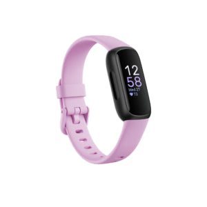 Fitbit Inspire 3 FB424BKLV – Health & Fitness Tracker (Black / Lilac Bliss)