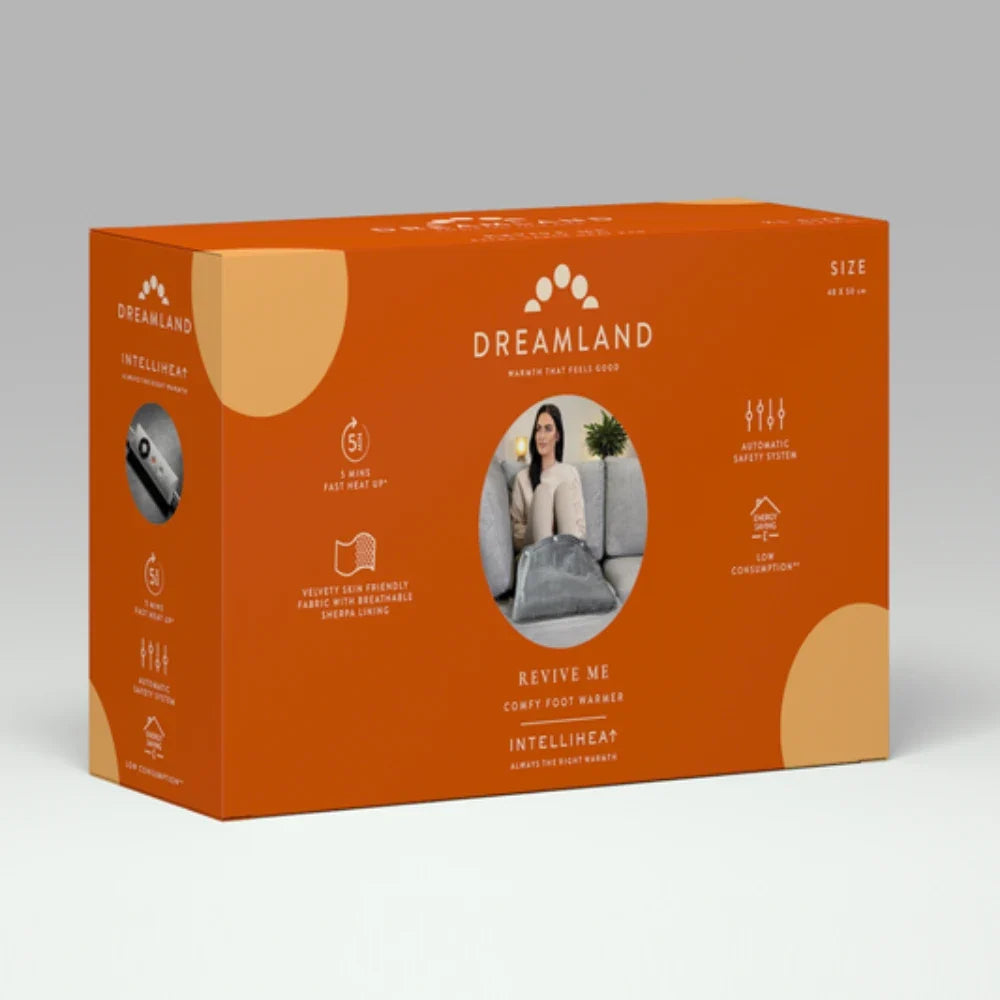 Dreamland Revive Me Heated Foot Warmer Grey | 26009 view 6