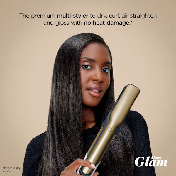 Shark Glam Straight, Waves & Curls Multi-Styler 5-in-1 Gold - HD6052SUK | Lally's Electrical Dundalk - image 2