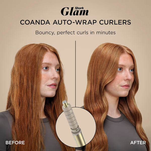Shark Glam Straight, Waves & Curls Multi-Styler 5-in-1 Gold - HD6052SUK | Lally's Electrical Dundalk - image 3