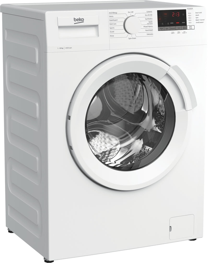 Beko 10kg Freestanding RecycledTub™ Washing Machine | WTL104151W