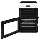 Beko Freestanding 60cm Double Oven Electric Cooker | KDC653W