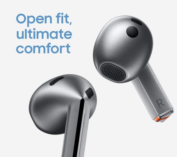 Samsung Galaxy Buds3 True Wireless Earbuds – Silver