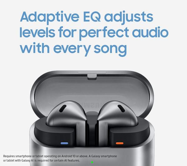 Samsung Galaxy Buds3 True Wireless Earbuds – Silver
