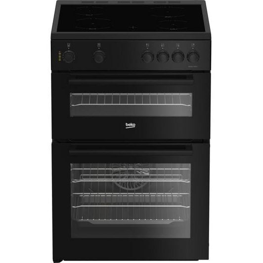 Beko FTC6701K 60cm Twin-Cavity Ceramic Cooker Black product view
