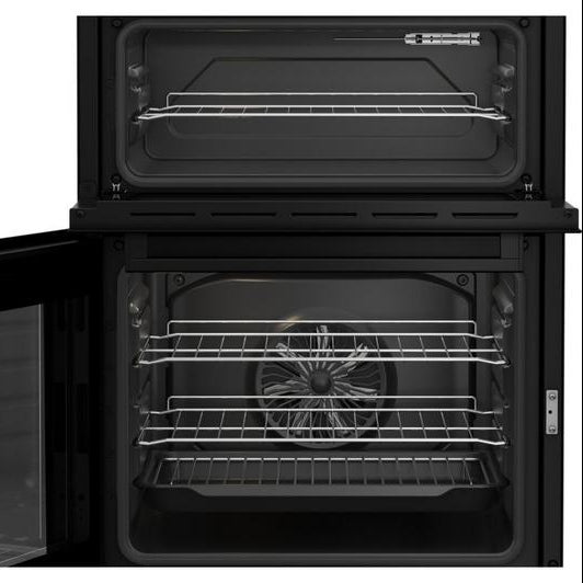 Beko FTC6701K 60cm Twin-Cavity Ceramic Cooker Black view 3