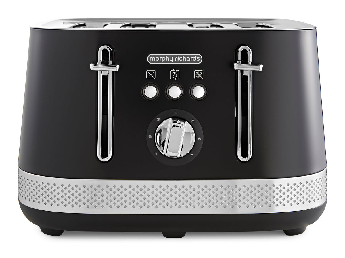 Morphy Richards Illumination 4-Slice Toaster Black | 248020 product view