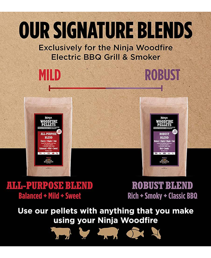 Ninja Woodfire Pellets All-Purpose Blend | 900g XSKOGAPBPL2UK Lallys Electrical Dundalk