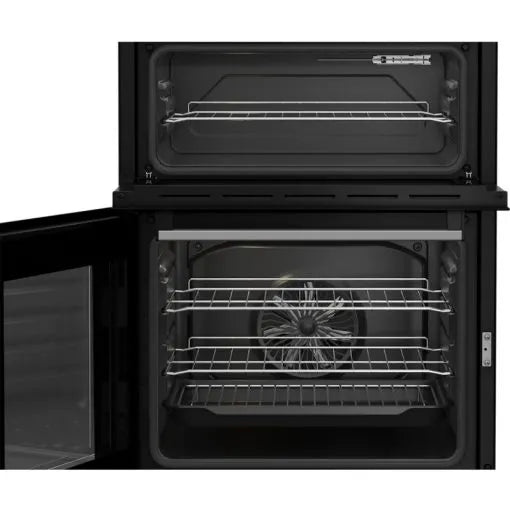 Beko FDC6731S 60cm Double Oven Ceramic Cooker Silver view 3
