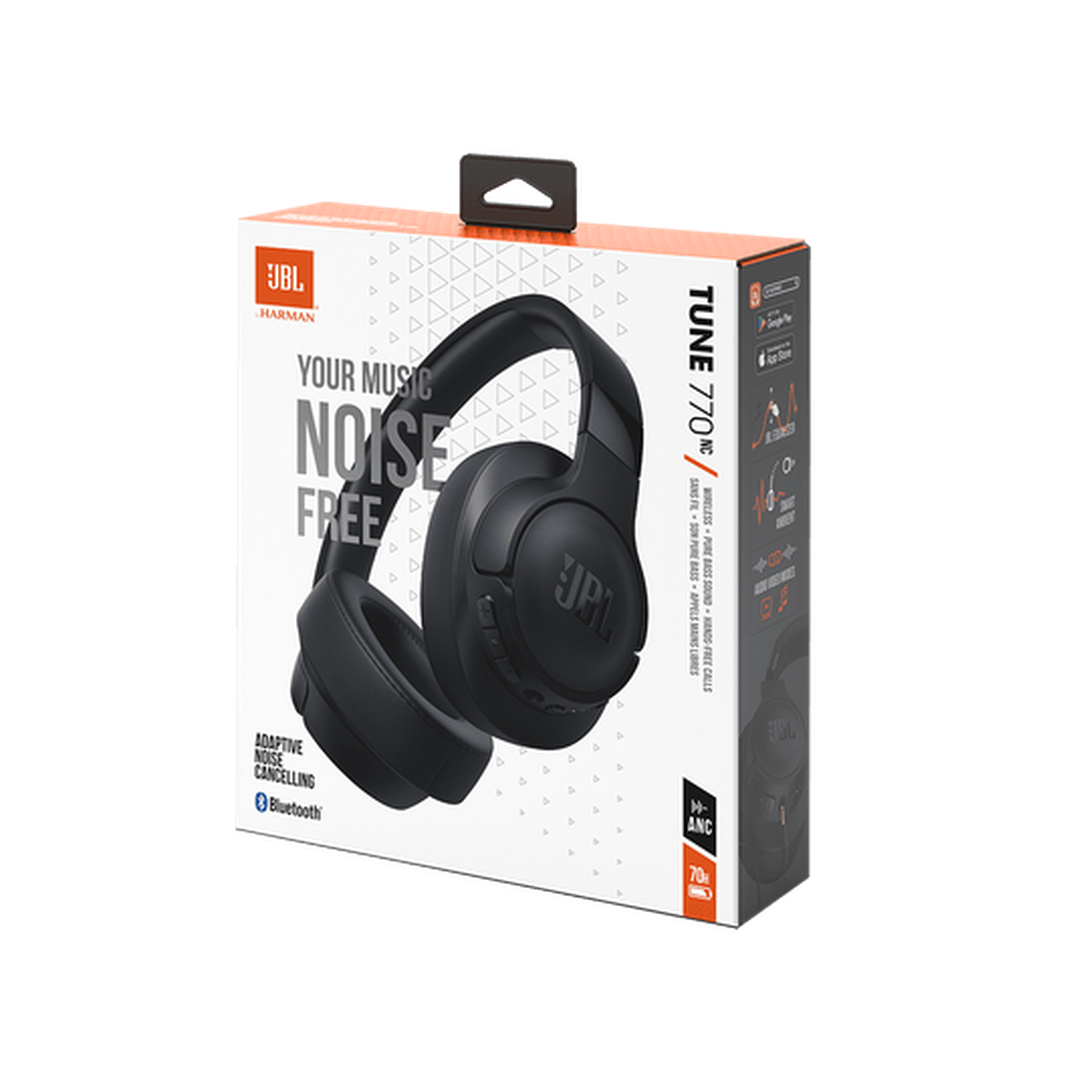 JBL Tune 770NC Over-Ear Wireless Headphones - Black | JBLT770NCBLK JBL Headphones Lallys Electrical Ireland