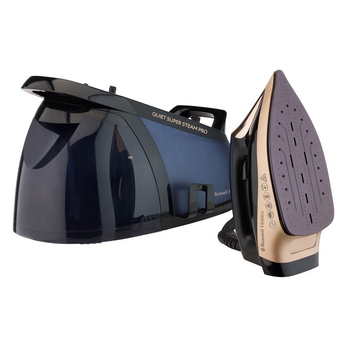 Russell Hobbs Quiet Supersteam Pro Steam Generator - Midnight - 28620 | Lally's Electrical Dundalk