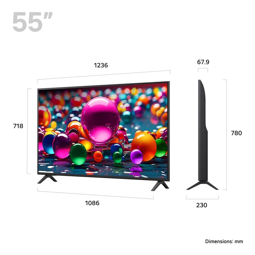 LG UA75 55" 4K UHD LED Smart TV | 55UA75006LA.AEK LG TV Lallys Electrical Ireland