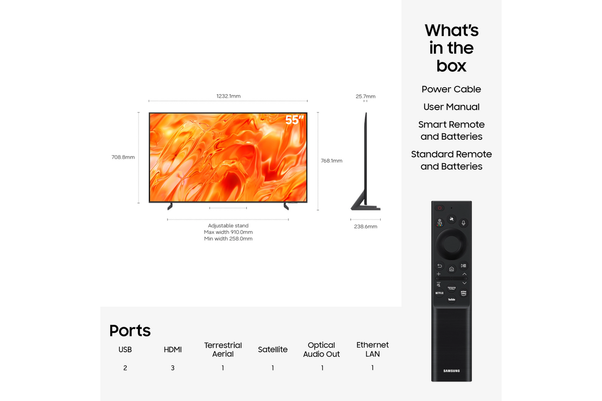 Samsung QN70H 55-inch Neo QLED 4K Smart TV (2026) | QE55QN70HAUXXU view 5