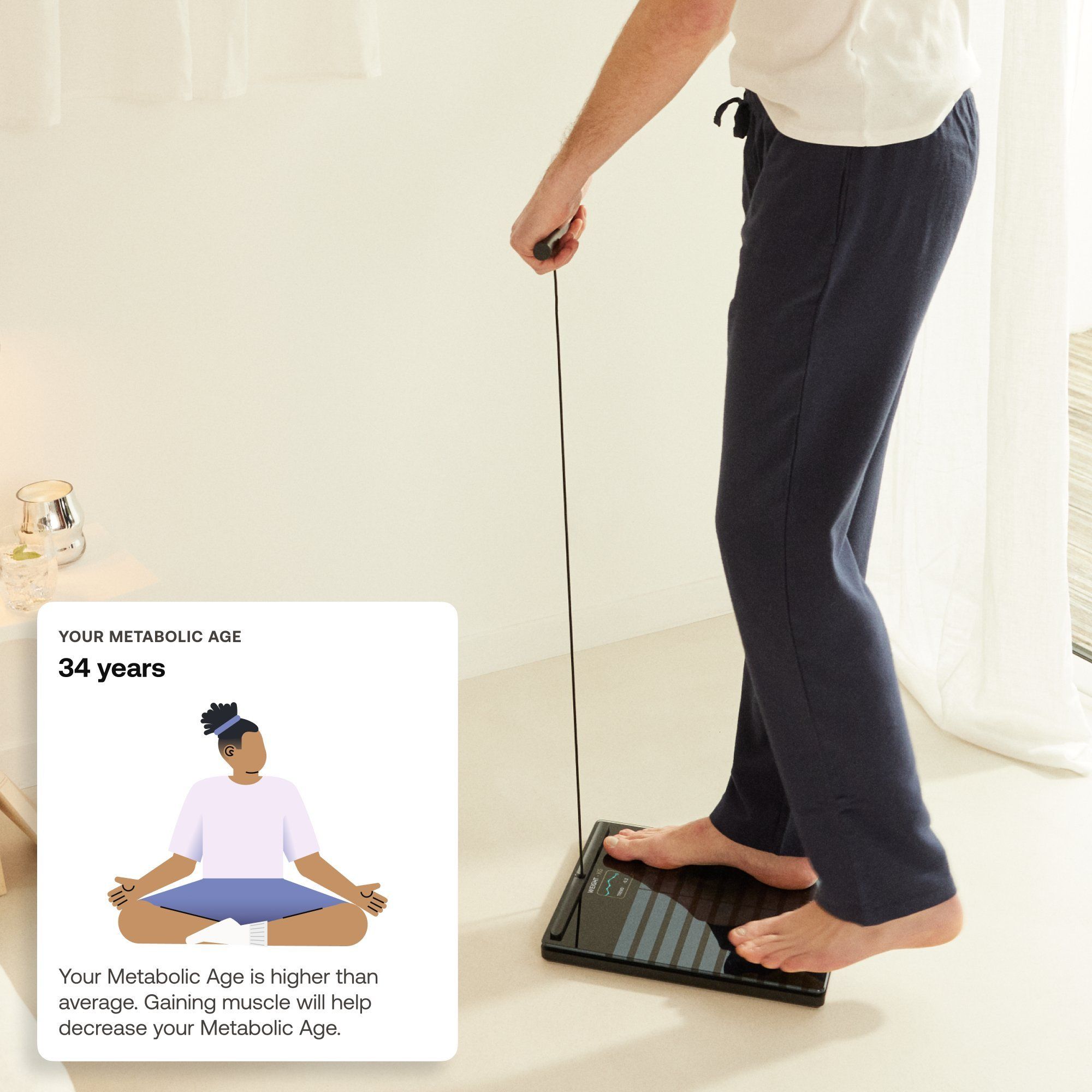 Withings Body Scan - Smart Scale with ECG, Body Composition & Segmental Analysis - Black | 78-WBS08-Black-All-Inter