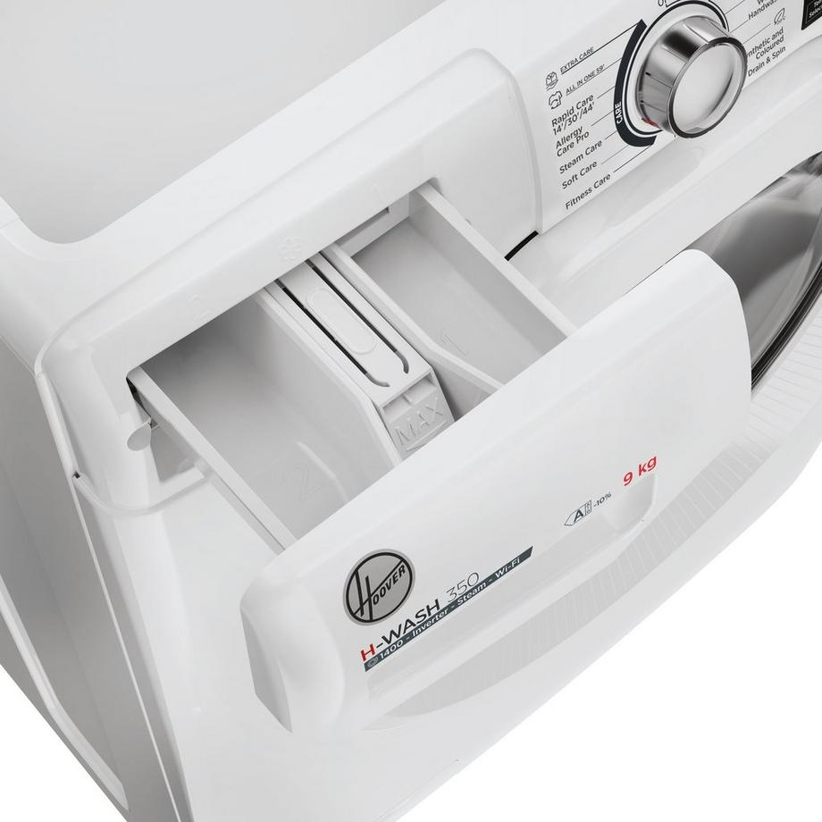 Hoover H-WASH 350 9kg 1400rpm Washing Machine with Steam | H3WPS496TAM